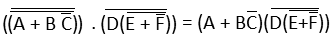 De-Morgan`s Theorem - GATE