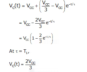 Implementation of Astable Multivibrator using 555 Timer