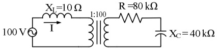 Previous Year Questions- Magnetically Coupled Circuits, Network Topology and Filters | Network Theory (Electric Circuits) - Electrical Engineering (EE)