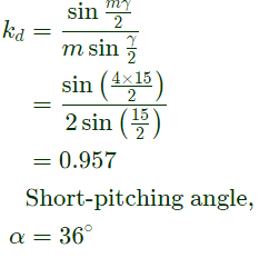 Previous Year Questions- Synchronous Machines - 2 | Electrical Machines - Electrical Engineering (EE)