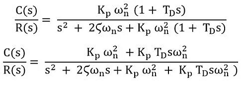 Effects of Proportional Derivative Controller
