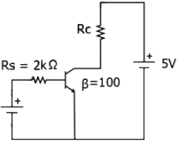 Previous Year Questions- BJT, FET and their Biasing Circuits - 1 | Analog and Digital Electronics - Electrical Engineering (EE)