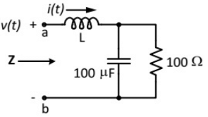 Previous Year Questions- Resonance and Locus Diagrams | Network Theory (Electric Circuits) - Electrical Engineering (EE)