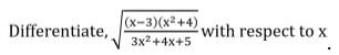 Solved examples on Differentiation | Engineering Mathematics - Civil Engineering (CE)