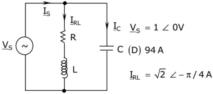 Previous Year Questions- Steady state AC Analysis | Network Theory (Electric Circuits) - Electrical Engineering (EE)