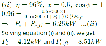 Previous Year Questions- Transformers - 3 | Electrical Machines - Electrical Engineering (EE)