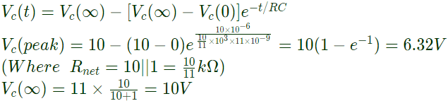 Previous Year Questions- Transients and Steady State Response - 2 | Network Theory (Electric Circuits) - Electrical Engineering (EE)