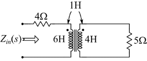 Previous Year Questions- Magnetically Coupled Circuits, Network Topology and Filters | Network Theory (Electric Circuits) - Electrical Engineering (EE)