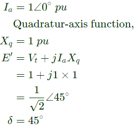 Previous Year Questions- Synchronous Machines - 2 | Electrical Machines - Electrical Engineering (EE)