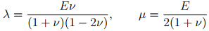 Material Parameters - Civil Engineering (CE)