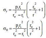 Thick Cylinders Stresses due To Internal And External Pressures | Additional Study Material for Mechanical Engineering