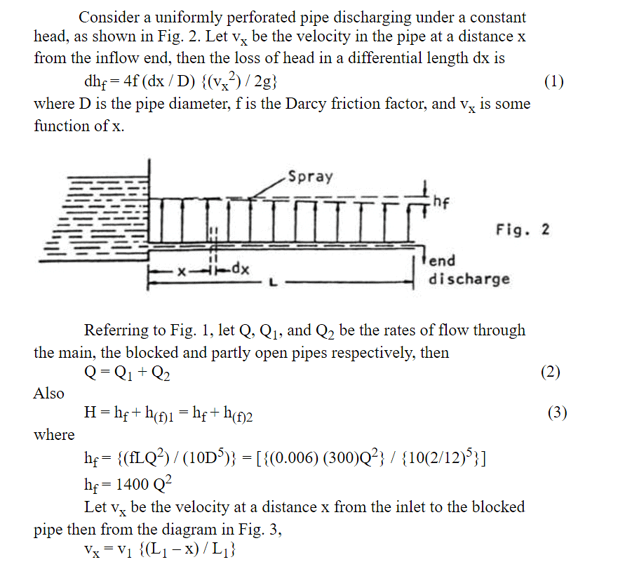 Questions for Flow Through Pipes | Fluid Mechanics for Civil Engineering - Civil Engineering (CE)