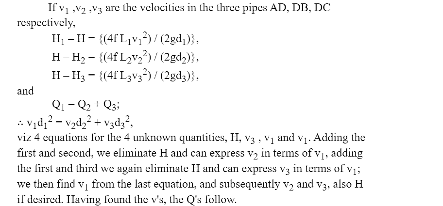 Questions for Flow Through Pipes | Fluid Mechanics for Civil Engineering - Civil Engineering (CE)