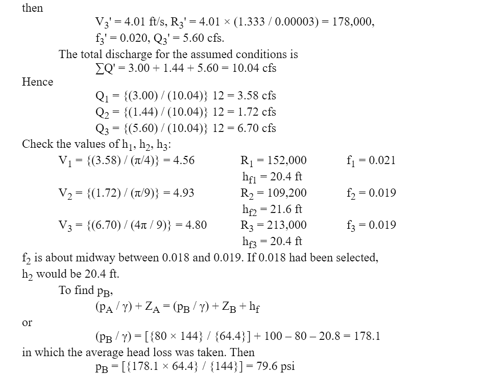 Questions for Flow Through Pipes | Fluid Mechanics for Civil Engineering - Civil Engineering (CE)