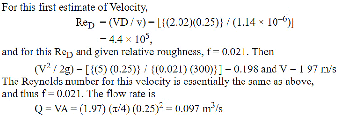 Questions for Flow Through Pipes | Fluid Mechanics for Civil Engineering - Civil Engineering (CE)