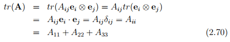 Algebra of Second Order Tensors - Civil Engineering (CE)