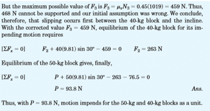 Examples on Dry Friction | Engineering Mechanics - Civil Engineering (CE)