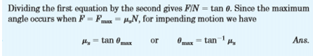 Examples on Dry Friction | Engineering Mechanics - Civil Engineering (CE)