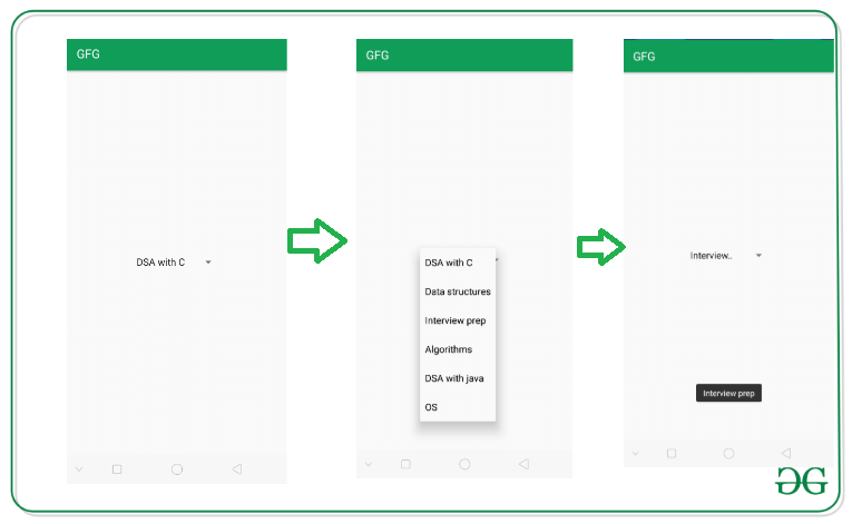 Spinner in Android with Example - Software Development PDF Download