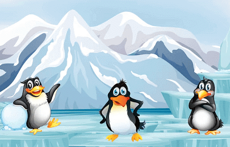 Penguins  in Polar regions