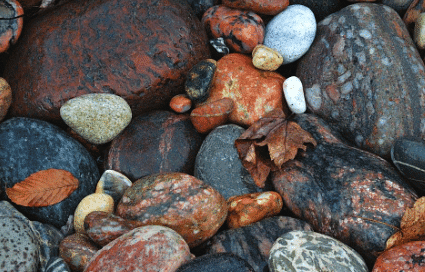 Rocks of Different Colours