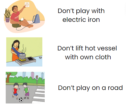 Safety and First Aid - 1 Class 5 Notes Science
