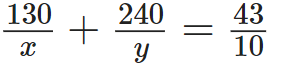 Pair of Linear Equations in Two Variables Class 10 Worksheet Maths Chapter 3