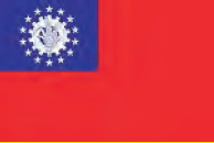 The Flag of Myanmar