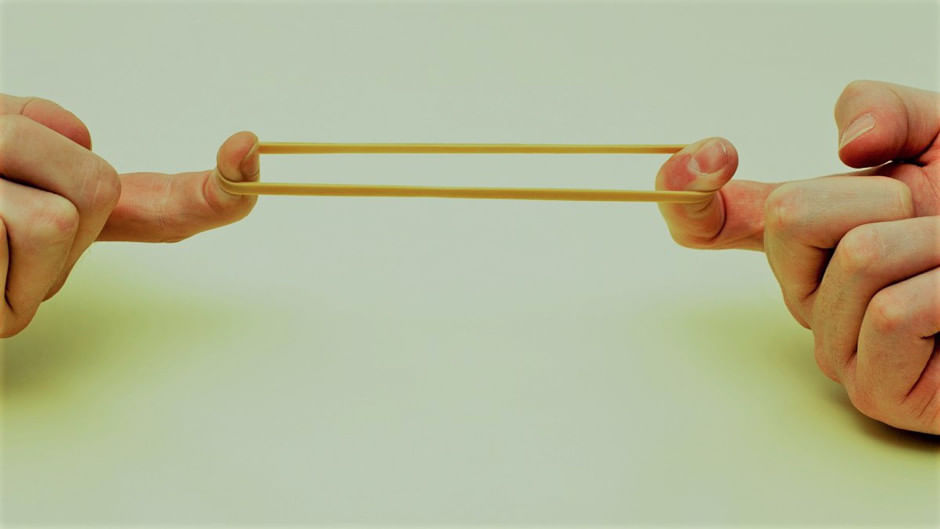  Stretching of a rubber band