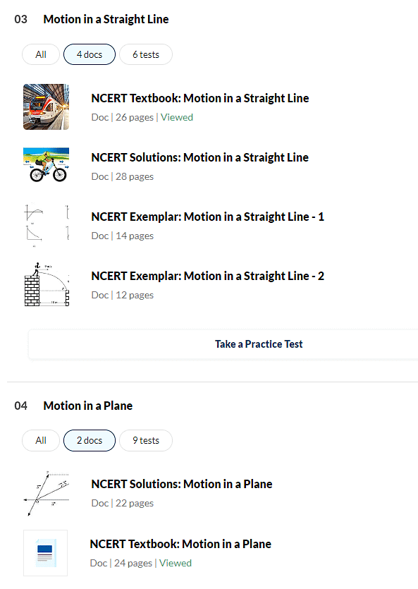 What do you get under the EduRev Infinity Package for Physics? | Physics Class 11 - NEET