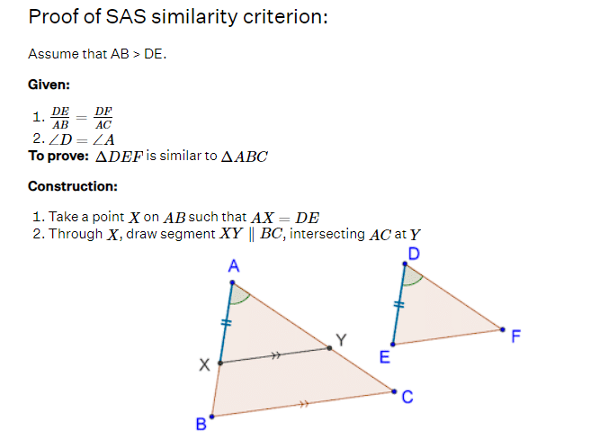 Triangles Class 10 Notes Maths Chapter 6