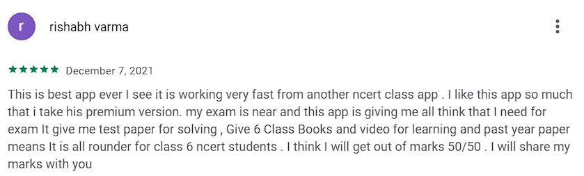 What users say about EduRev Infinity Package for Class 6 | How To Study For Class 6