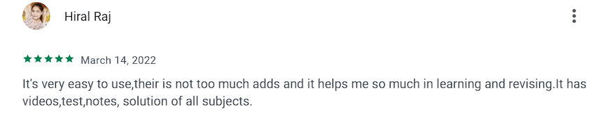 What users say about EduRev Infinity Package for Class 6 | How To Study For Class 6