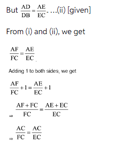 Triangles Class 10 Notes Maths Chapter 6
