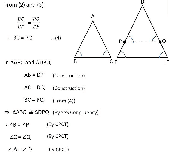 Triangles Class 10 Notes Maths Chapter 6