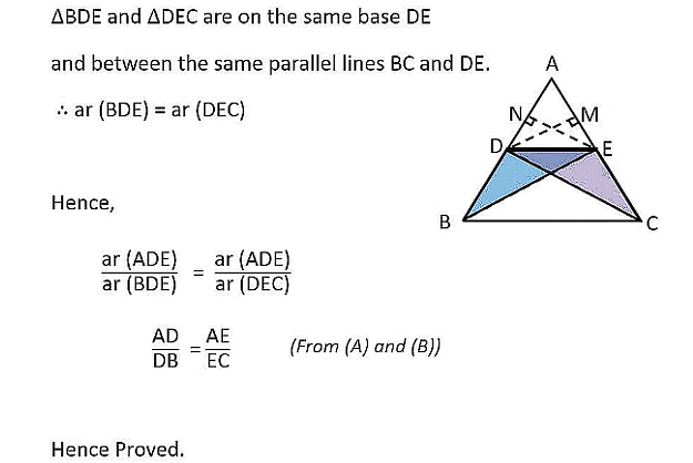 Triangles Class 10 Notes Maths Chapter 6