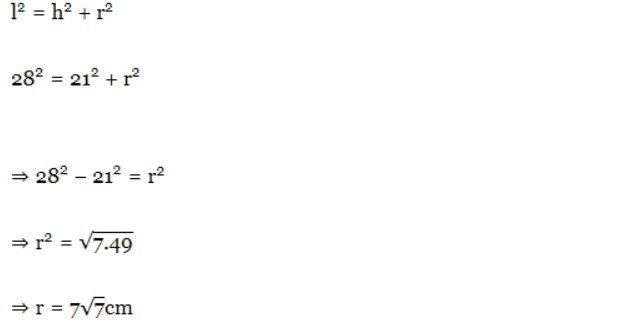 Surface Area and Volumes Class 9 Notes Maths Chapter 12