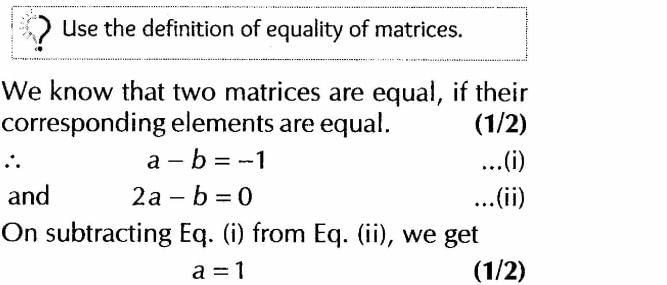 Matrices (Important Questions) Class 12th 2019
