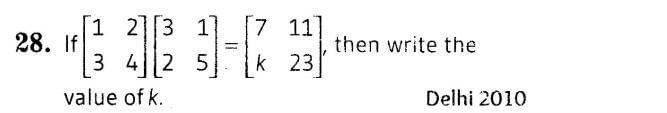 Matrices (Important Questions) Class 12th 2019