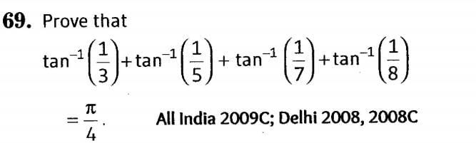 Inverse Of Trigonometric Functions (Important Questions) Class12th 2019 - CBSE/Schools