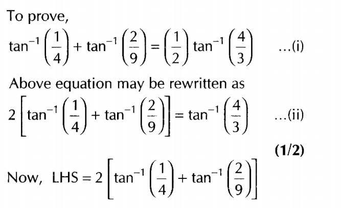 Inverse Of Trigonometric Functions (Important Questions) Class12th 2019 - CBSE/Schools