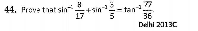 Inverse Of Trigonometric Functions (Important Questions) Class12th 2019 - CBSE/Schools