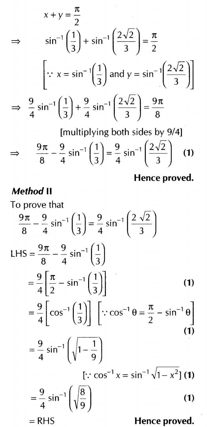 Inverse Of Trigonometric Functions (Important Questions) Class12th 2019 - CBSE/Schools
