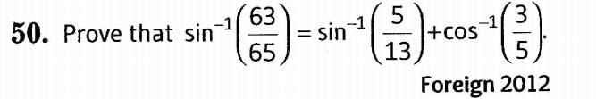 Inverse Of Trigonometric Functions (Important Questions) Class12th 2019 - CBSE/Schools