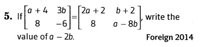 Matrices (Important Questions) Class 12th 2019