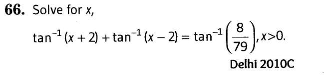 Inverse Of Trigonometric Functions (Important Questions) Class12th 2019 - CBSE/Schools