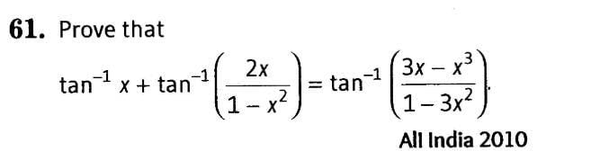 Inverse Of Trigonometric Functions (Important Questions) Class12th 2019 - CBSE/Schools