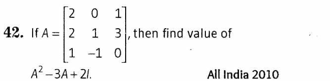 Matrices (Important Questions) Class 12th 2019