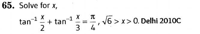 Inverse Of Trigonometric Functions (Important Questions) Class12th 2019 - CBSE/Schools
