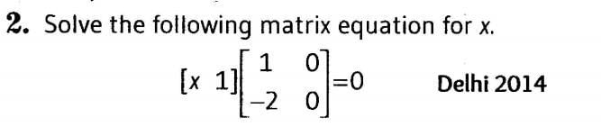 Matrices (Important Questions) Class 12th 2019